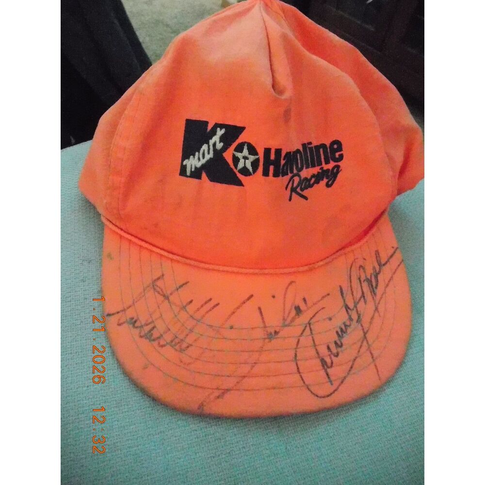 Havoline Racing Cap Signed by Mario & Michael Andretti + Christian Fittipaldi